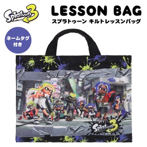 スプラトゥーン3キルトレッスンバッグ / ポリエステル 手提げ 2025新作
