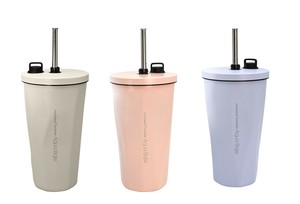 【欠品の為次回分予約】アクアベース 真空断熱タンブラー550ml（グレージュ/シェルピンク/ペールブルー）