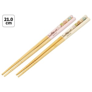 【スケーター】竹箸 21cm 2膳セット【すみっコぐらし ねこのきょうだいとおかし屋さん】