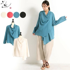 Button Shirt/Blouse 2Way 100% Cotton Made in Japan