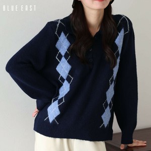 Sweater/Knitwear Argyle Pattern [2024 NEW]