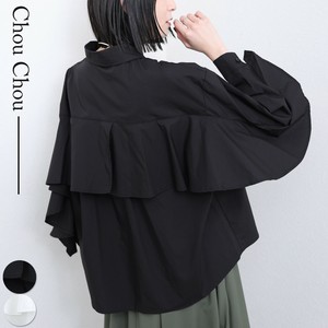 後ろフリル　ブラウス　デザイン2025人気  chouchou東京