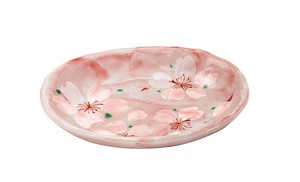 美浓烧 小餐盘 需调货商品 餐具 粉色 小盘子 日本制造