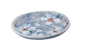 美浓烧 小餐盘 需调货商品 蓝色 餐具 小盘子 日本制造