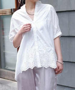 Button Shirt/Blouse Indian Cotton Cotton 100% Cotton Switching