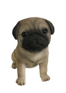 パグ【犬】15504オブジェ エクステリア ガーデニング　イヌ　置物