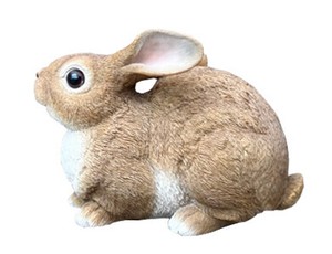ラビットO15530【うさぎ】オブジェ エクステリア ガーデニング　置物