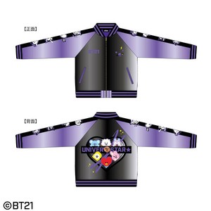 BT21 Blouson Jacket Sukajan Jacket Purple