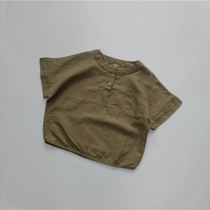 Kids' Short Sleeve Shirt/Blouse Short Sleeve 2-colors