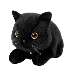 コネコ　ブラック　ぬいぐるみ