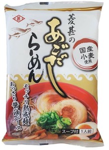 菱甚のあごだしらーめん1人前（手もみめんタイプ）