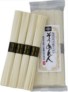手延べ素麺　「そうめん人」国内麦4束