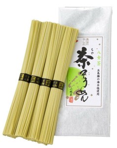 手延べ素麺　八女茶　4束