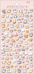 ■2025SS　新作■　ぷちぷにらいふシール　ねこらいふ