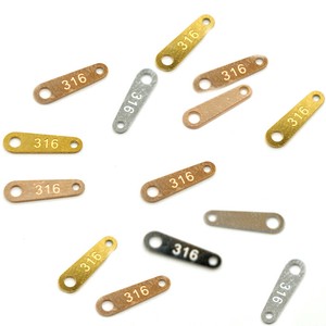 Gemstone Stainless Steel Mini Size 4-colors