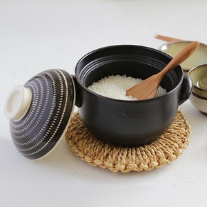 オカッテ　飛び鉋ごはん土鍋【日本製】
