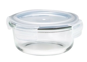 耐熱ガラス保存容器3P　ラウンド　冷凍保存/レンジOK/ガラス製/丸型/オーブンOK/食洗機OK