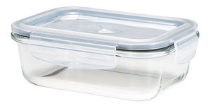 耐熱ガラス保存容器3P　レクタングル　冷凍保存/レンジOK/ガラス製/長方形/オーブンOK/食洗機OK
