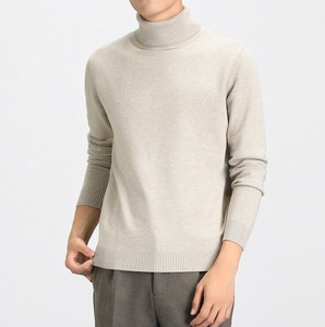 Sweater/Knitwear High-Neck Men's Cut-and-sew [A/W]