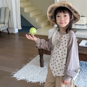 韓国スタイル 3色6サイズ トレーナー シャツ お花 長袖