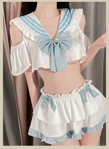 スカートスーツ 上着+スカート+髪箍 セクシー 制服  レディース ファッション ABQ597