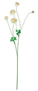 【アーティフィシャルフラワー】【造花】FA−7366　スイングラナンキュラススプレー　G/B