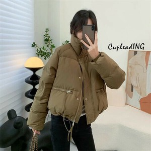 【2025新作】INSスタイル 中綿ジャケット 綿服 詰め襟 厚め コート トレンド 短いスタイル パン服