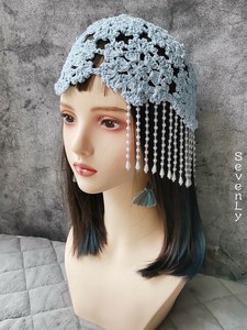 シーズン商品 手鉤花輪 ニット帽 レディース「2025新作」
