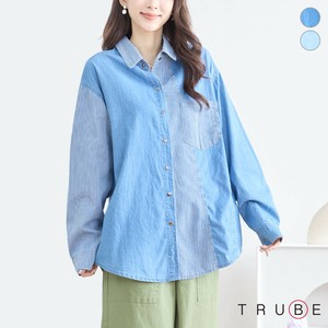 Button Shirt/Blouse Stripe [2025 NEW]