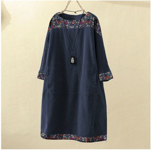 Casual Dress Ladies fashion Floral Pattern