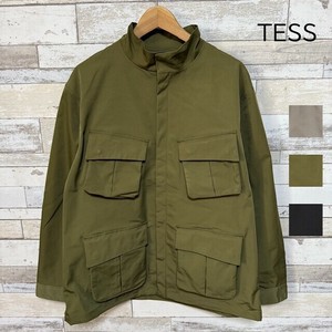 【TESS】スタンドファティーグブルゾン「2025春夏新作」