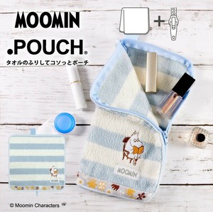 【タオルのふりしてコソっとポーチ】どっとポーチ ムーミン ブック