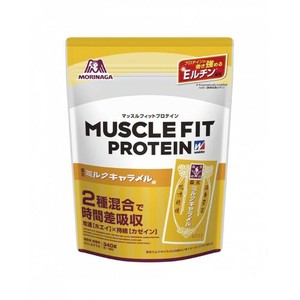 ウイダー　マッスルフィットプロテイン　森永ミルクキャラメル味 340g