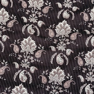 Fabrics Design black Botanica 1m
