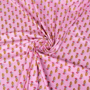 Fabrics Pink Botanica 1m