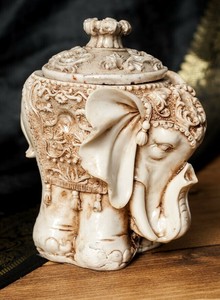 摆饰 小物收纳盒 白色 12cm