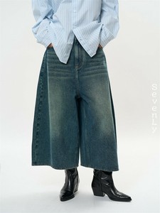 シーズン商品 ワイドパンツ デニムパンツ レディース「2025新作」