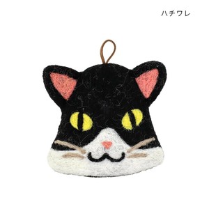【キッチン雑貨】鍋つかみ アニマル ハチワレ ねこ
