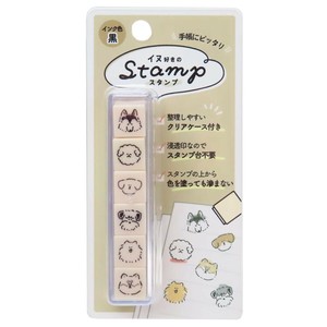 【取寄品】6連スタンプ イヌ好きのスタンプ