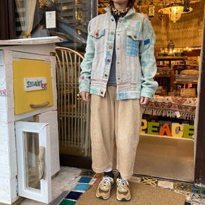 ラリーキルトジャケット　L　Type A　ホワイト　 デニムジャケット　レディース　メンズ　ユニセックス