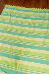 Multi-use Cover Stripe Green 235cm x 150cm
