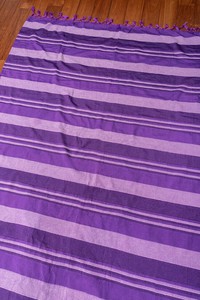 Multi-use Cover Purple Stripe 235cm x 150cm