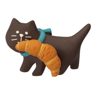 【マスコット】concombre やまねこベーカリー まったりパンまつり パン運び子猫 クロワッサン