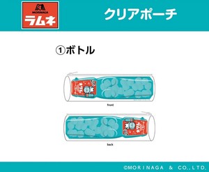 森永ラムネ　クリアポーチ　ボトル