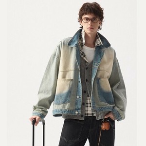 P20230 デニムジャケット  2025春夏新作  メンズ トップス  デザイン 長袖 ファッション