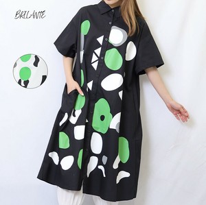 【2025新作】 【追加入荷！】 　　〇△グラフィックプリントデザインワンピース　　BRILLANTE大阪
