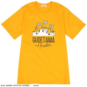 T-shirt Ladies fashion T-Shirt Gudetama Sanrio Characters Printed Short Sleeve Men's
