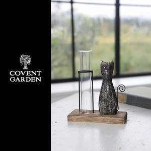 Flower Vase Single Cat black