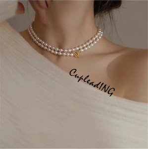 ＜人気商品＞韓国ファッション ネックレス カギ鎖 四角いペンダントネックレス 重ね着ネックレス