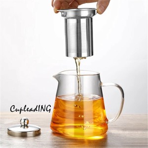人気上昇 早い者勝ち ティーポット 耐熱ガラス 厚肉化 茶の水分離 お茶を入れるティーポット 家庭用 茶器